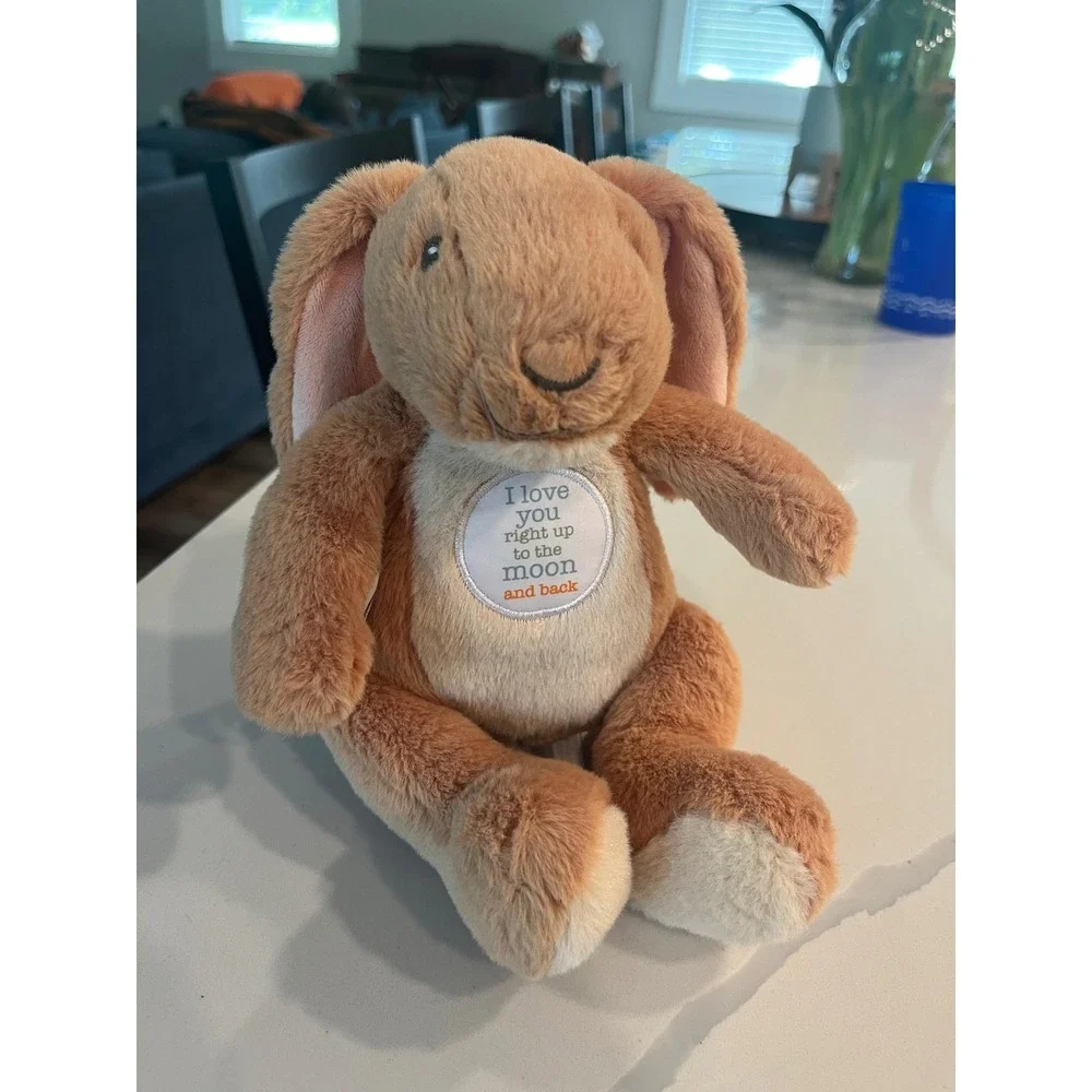 Guess How Much I Love You Nutbrown Hare Bunny Plush I Love You Moon and Back
